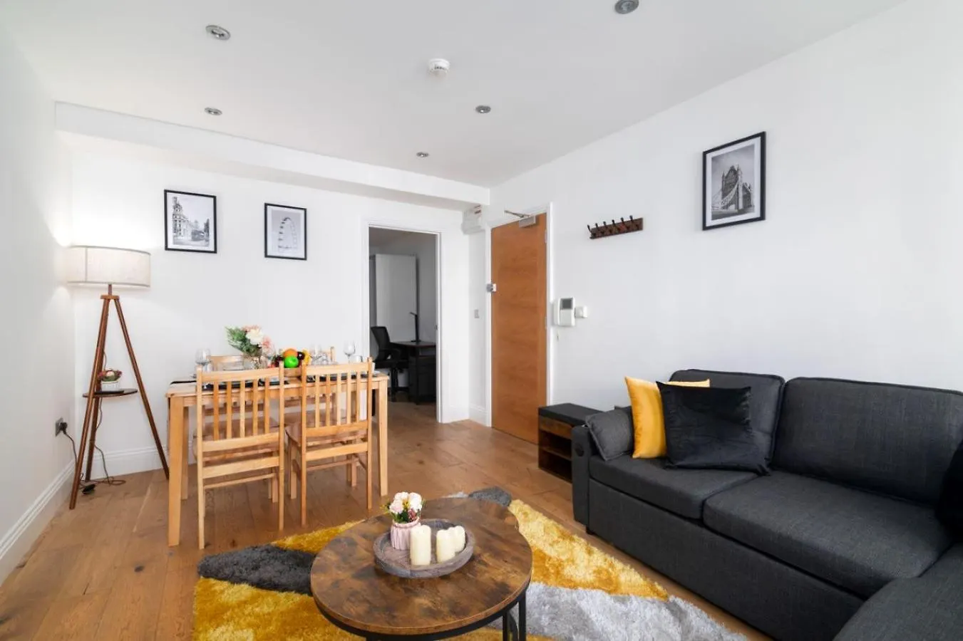Apartment London City Shoreditch 1Br Luxury Balcony Sleeps 4